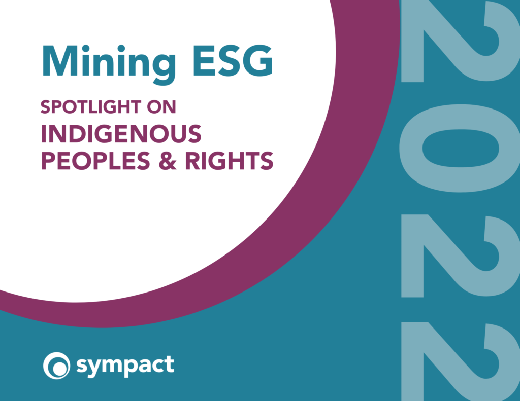 Mining ESG: 2022 in Review Report_Indigenous Peoples & Rights_Cover Image